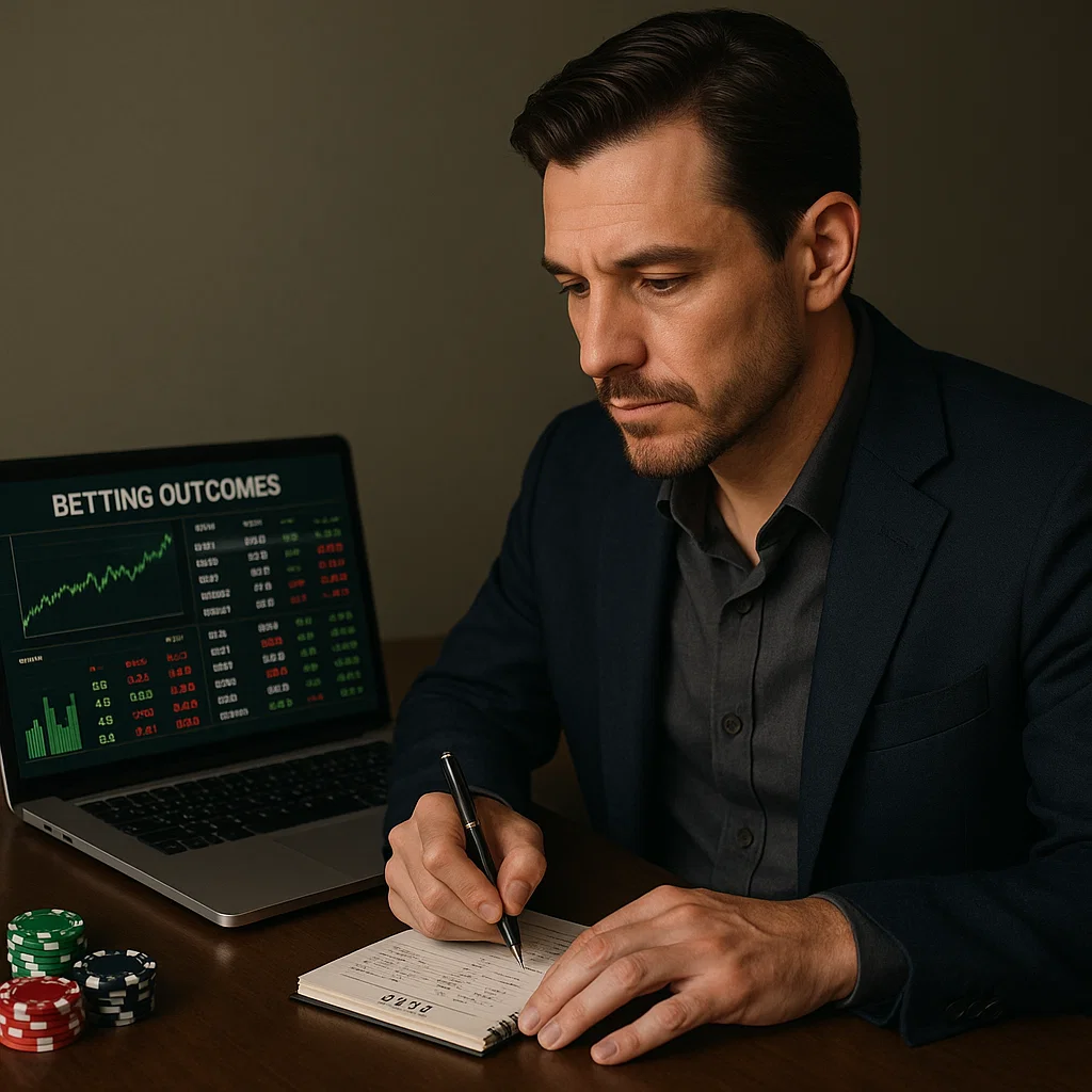 Professional gambler tracking losses